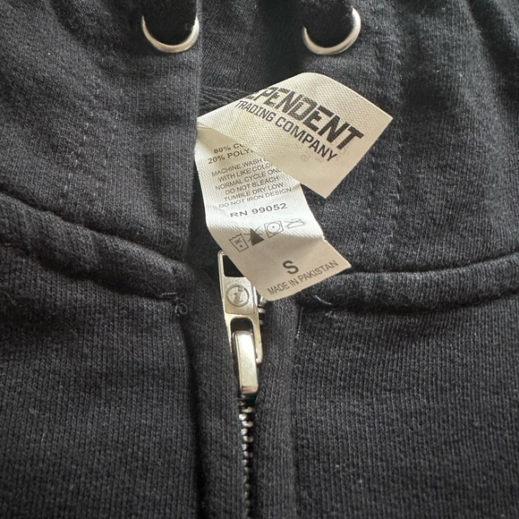 The Gaslight Anthem Black Zip Up Hoodie Mens Small Washed But Never Worn - Picture 3 of 4